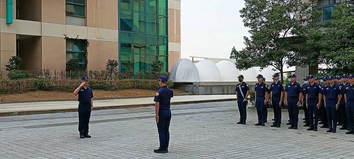 儀態訓練與總隊長嘉勉
